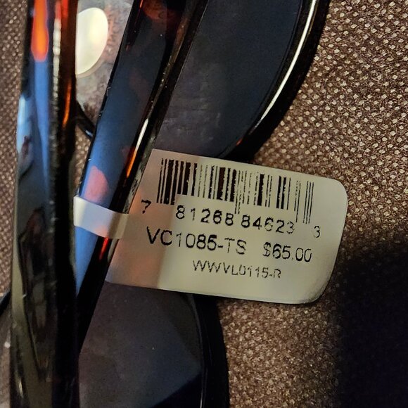 NEW VINCE CAMUTO 100% UAV ABSORPTIVE SUNGLASSESTIVE TORTOISE SHELL  R - Picture 4 of 6